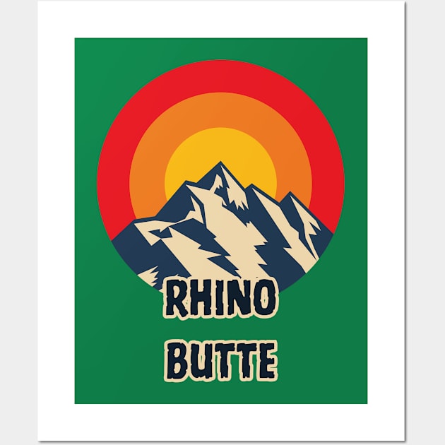 Rhino Butte Wall Art by Canada Cities